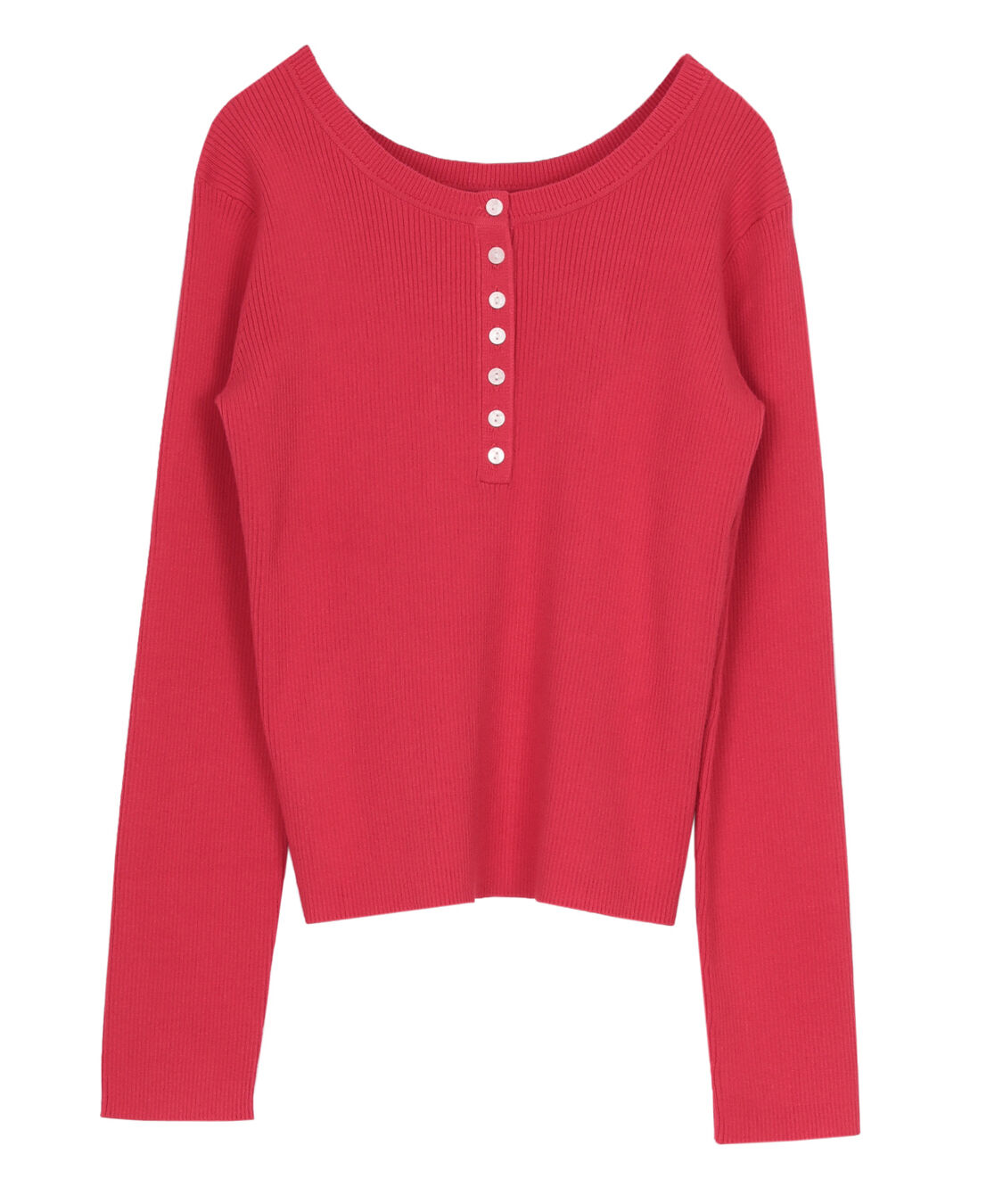 titivate「前後2wayUVケア/抗ピルヘンリーネックリブニット」|ニット・セーター|