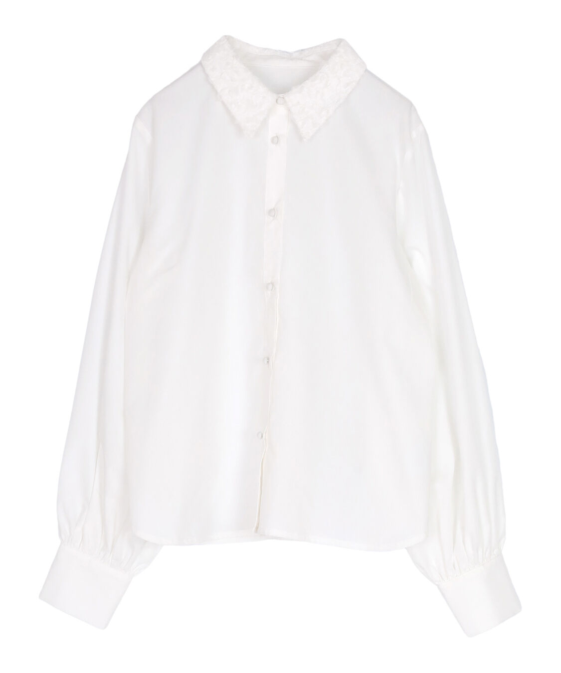 titivate「レース襟付デザインシャツ」|シャツ・ブラウス|