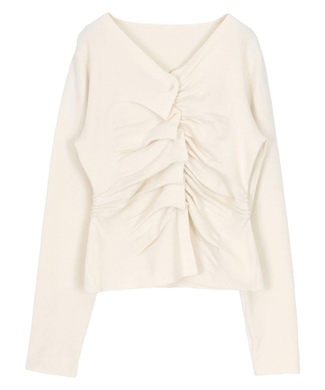 titivate「フロントギャザーニットトップス」|ニット・セーター|