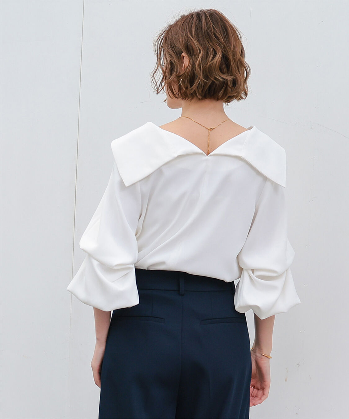 ur's「3wayワイド襟ブラウス」|シャツ・ブラウス|