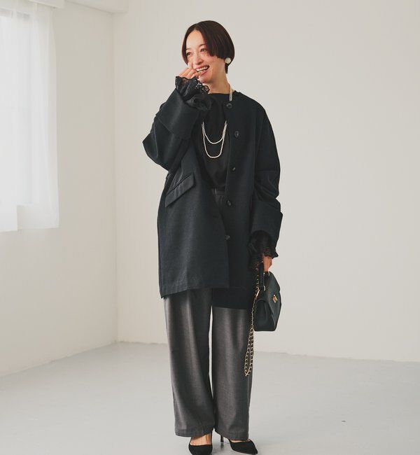  「【SMLサイズ展開/セットアップ対応】TRツータックスラックスパンツ」|その他|