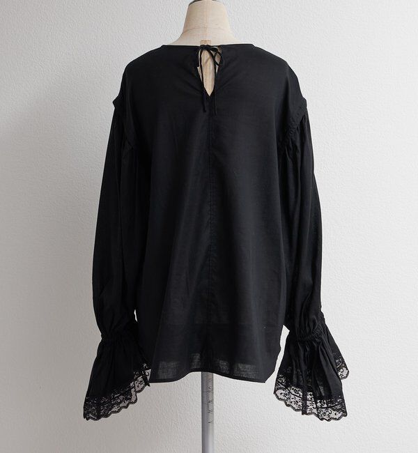  「フレアレースカフスブラウス」|シャツ・ブラウス|