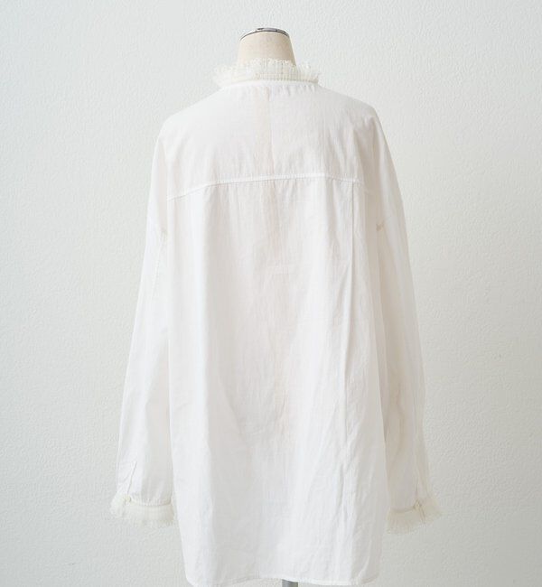  「襟袖プリーツレースブラウス」|シャツ・ブラウス|