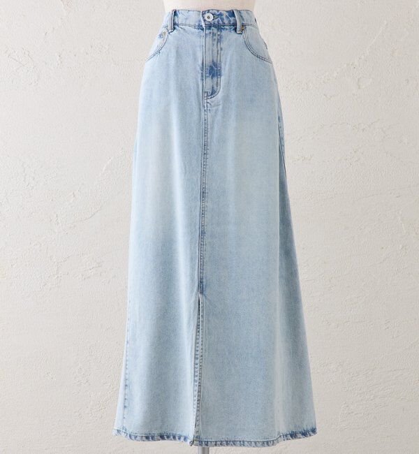  「リヨセル混デニムスカート」|スカート|