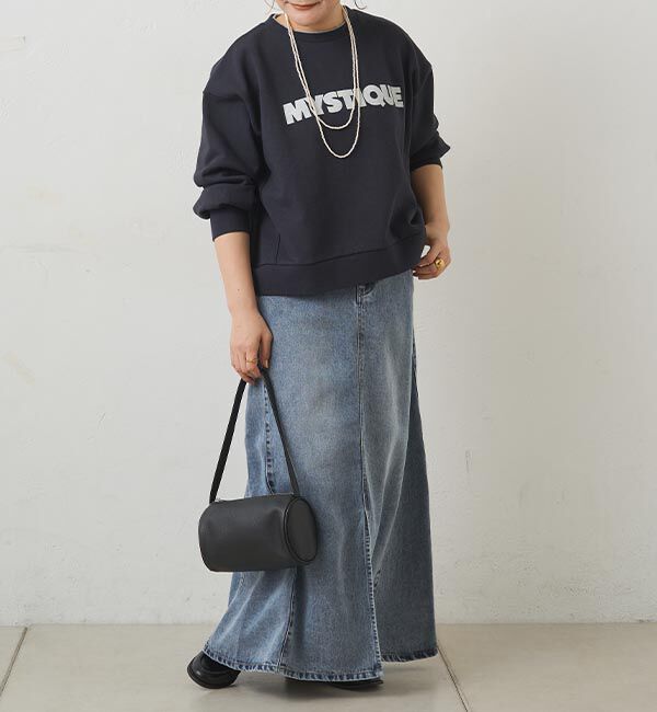  「リヨセル混デニムスカート」|スカート|