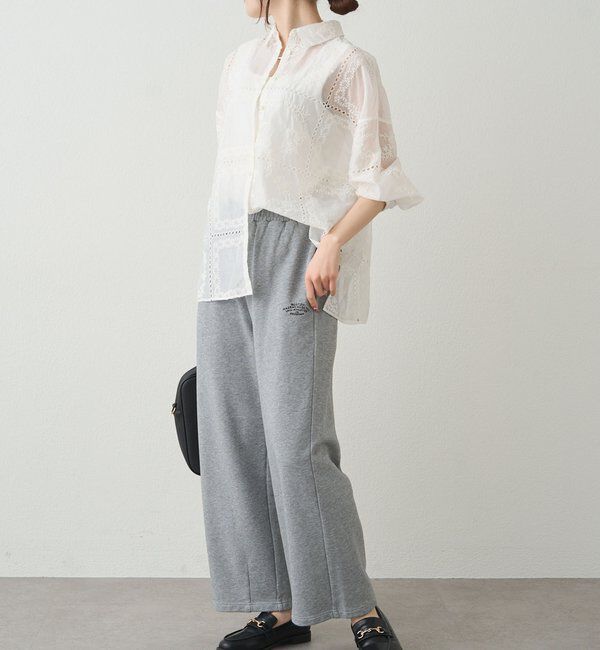  「パッチワーク刺繍レースブラウス」|シャツ・ブラウス|