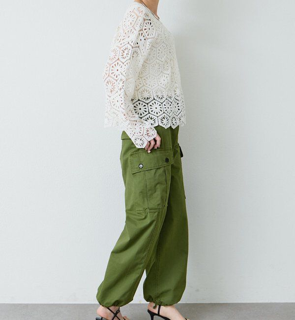  「【リバイバル】カギ針編み風2WAYカーディガン」|カーディガン|