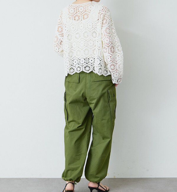  「【リバイバル】カギ針編み風2WAYカーディガン」|カーディガン|