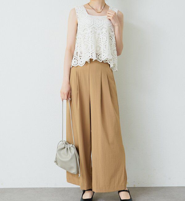  「【リバイバル】カギ針編み風ビスチェ」|キャミソール|