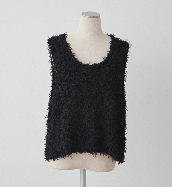  「リボンヤーンビスチェ」|ニット・セーター|