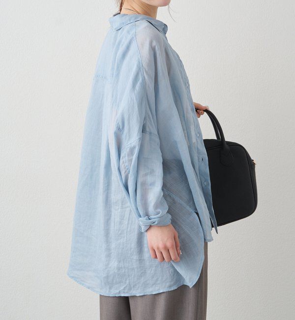  「【新色登場/リバイバル】ラミーオーバーシャツブラウス」|シャツ・ブラウス|