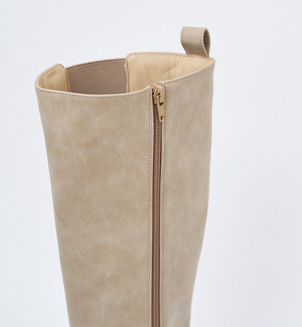  「【マイナス3キロ見え/SNSで話題】厚底サイドゴアロングブーツ」|その他|