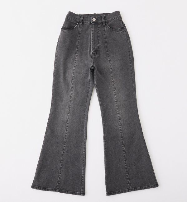  「後ろ刺繍美脚ストレッチフレアデニム」|その他|
