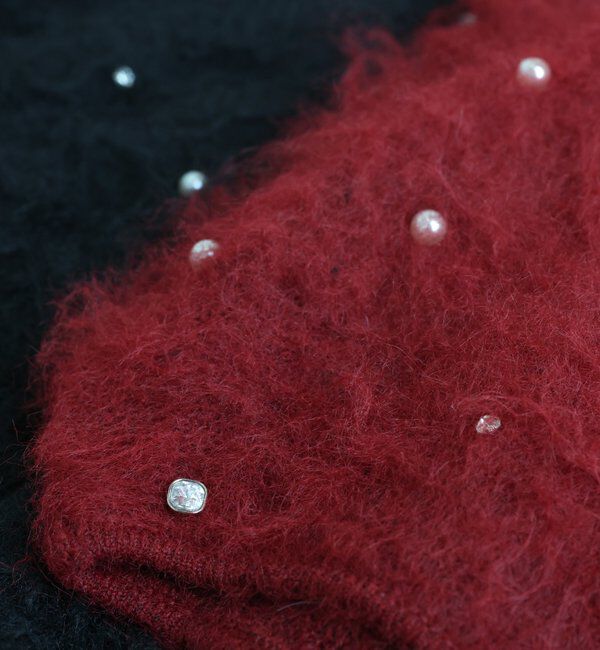  「ビジューシャギーニット」|ニット・セーター|