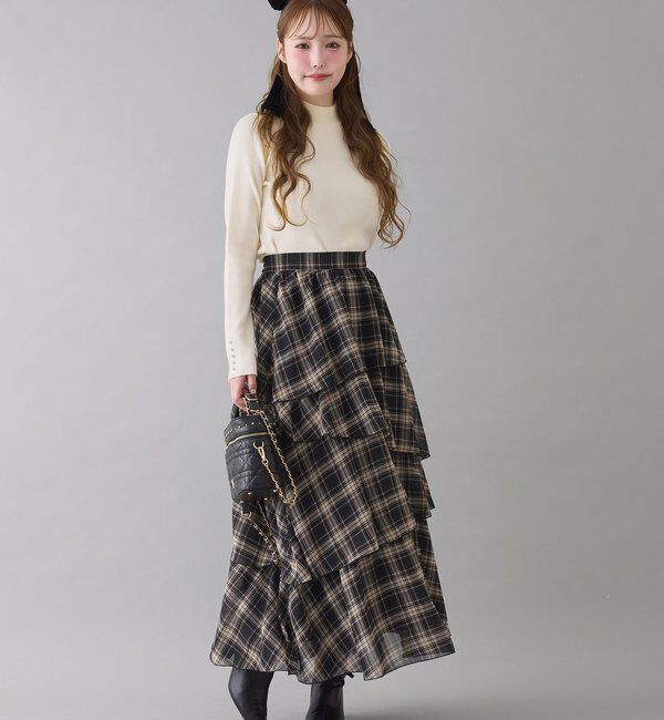  「ティアードロングスカート」|スカート|