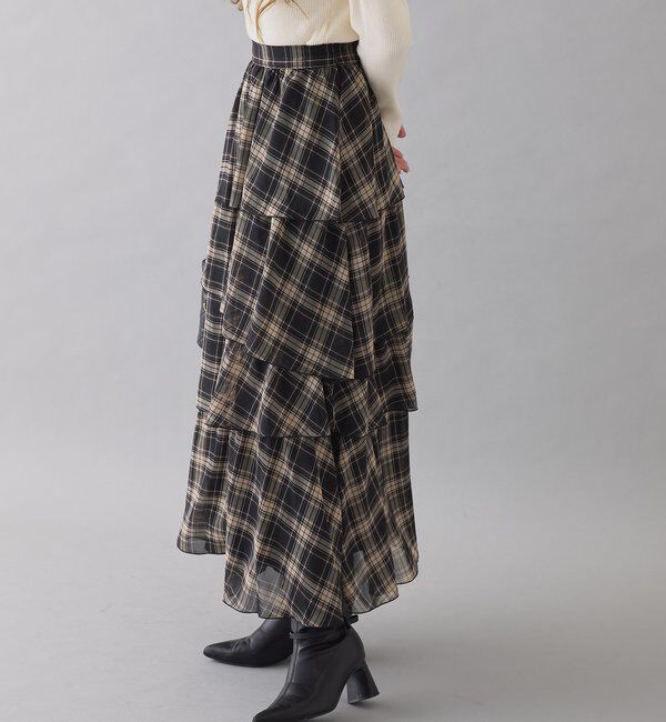  「ティアードロングスカート」|スカート|