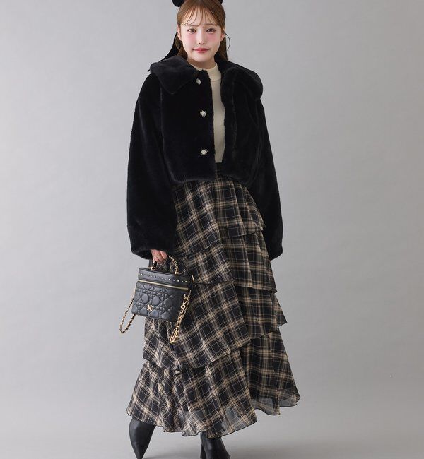  「ティアードロングスカート」|スカート|