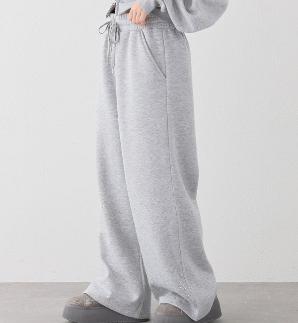  「【セットアップ可能】ビジューカットパンツ」|その他|