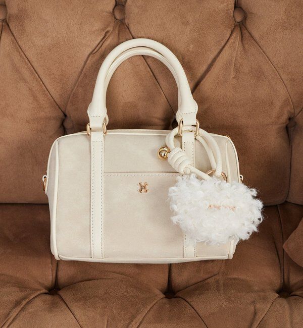  「ハートチャーム付きミニボストン」|ショルダー・メッセンジャー|