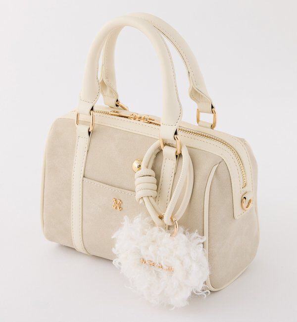  「ハートチャーム付きミニボストン」|ショルダー・メッセンジャー|