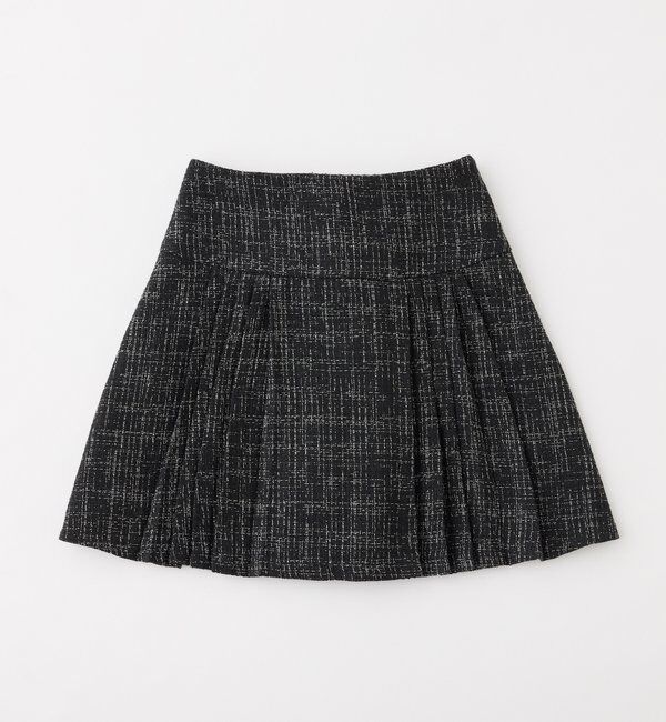  「【SMサイズ展開あり】ツイードプリーツミニスカート」|スカート|