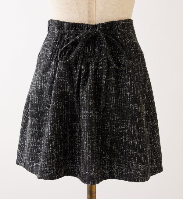  「【SMサイズ展開あり】ツイードプリーツミニスカート」|スカート|