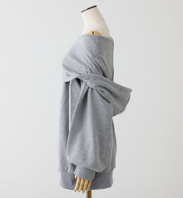  「オフショルパーカーワンピ」|ワンピース|