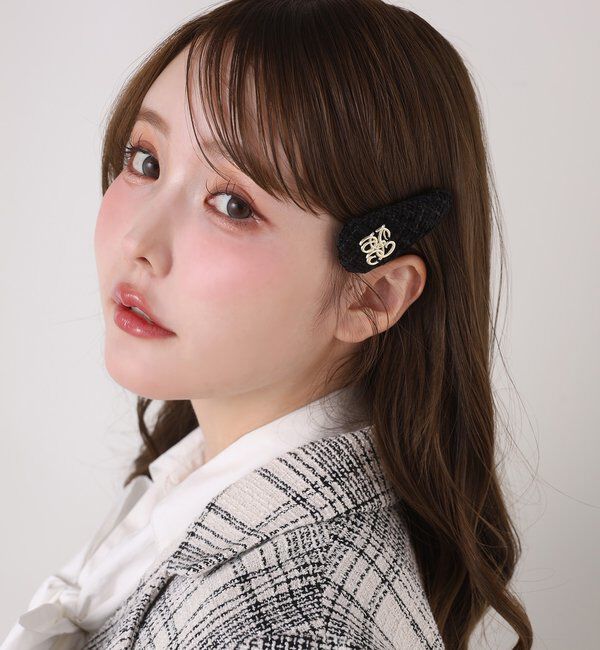  「【Eliane Collection】ツイードヘアピン」|その他|
