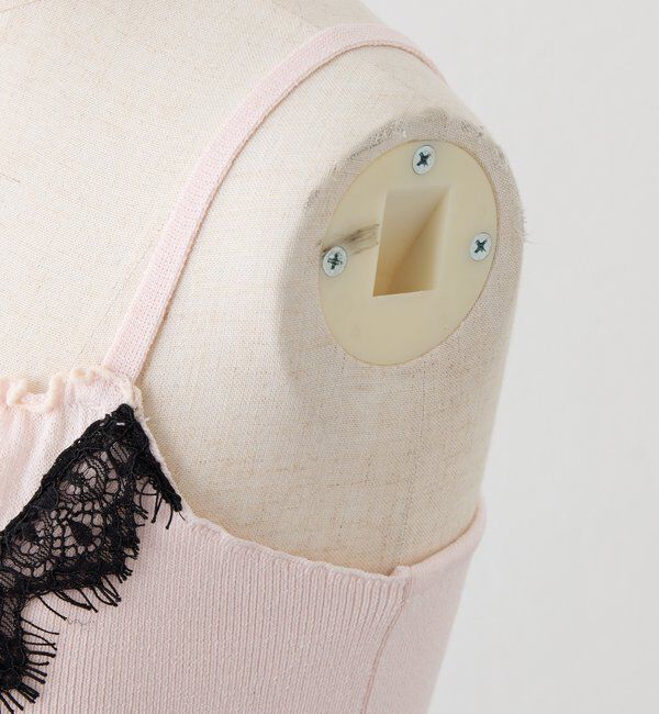  「レース付きニットビスチェ」|ニット・セーター|