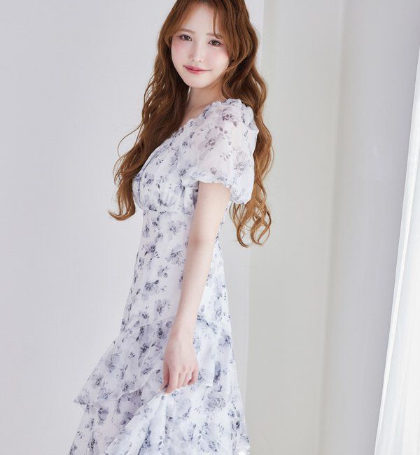  「【リバイバル】イレヘムティアードロングワンピース」|ワンピース|