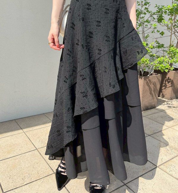  「【リバイバル】イレヘムティアードロングワンピース」|ワンピース|