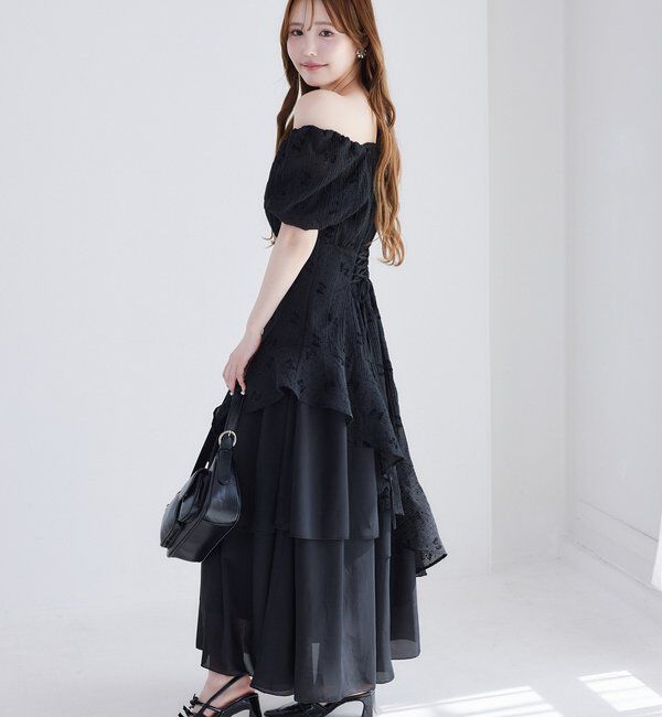  「【リバイバル】イレヘムティアードロングワンピース」|ワンピース|