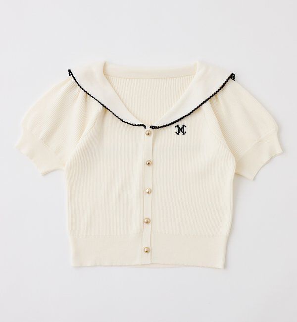  「セーラー半袖ニット」|ニット・セーター|