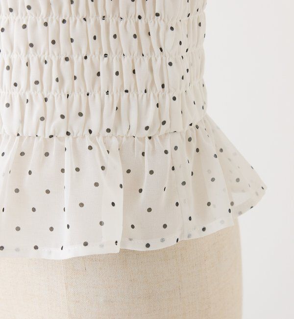  「シャーリングリボンブラウス」|シャツ・ブラウス|