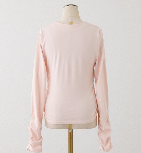  「レイヤード風レース付きトップス」|プルオーバー|