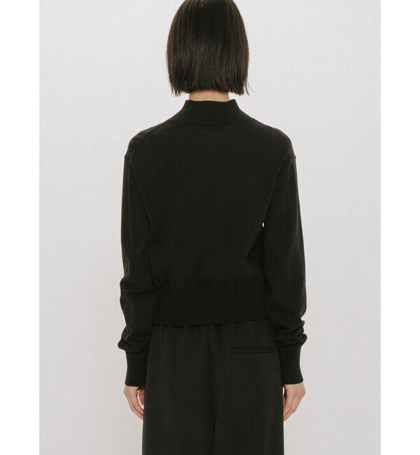 MIDIUMISOLID「MIDIUMISOLID for Ladies ハイネックショートカーディガン」|カーディガン|