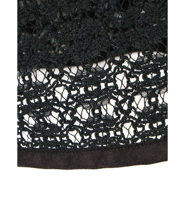 mizuiro ind「mizuiro ind レースクルーネックベスト」|ベスト・ジレ|