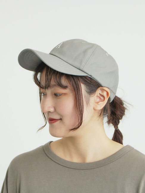 Samansa Mos2「【消臭効果】イニシャル刺繍キャップ」|その他|グレー