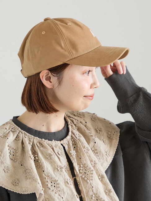 Samansa Mos2「【消臭効果】イニシャル刺繍キャップ」|その他|