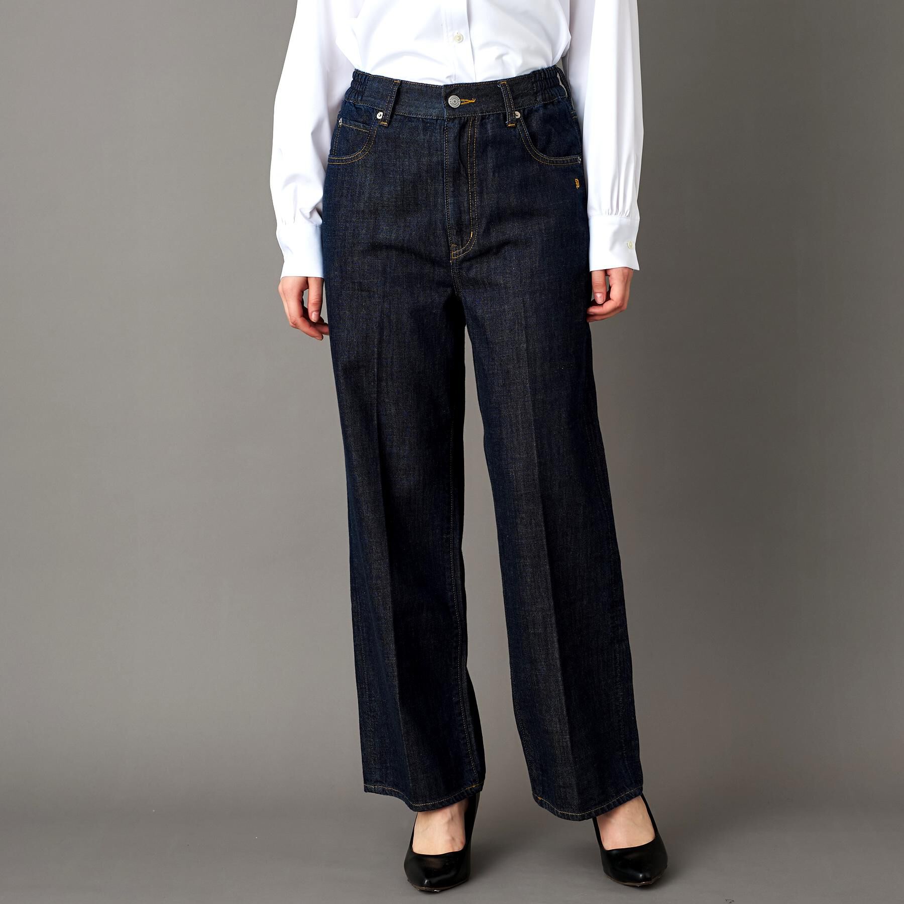 DRESSTERIOR「【大人MUSE5月号掲載】センタープレスストレートデニム」|デニム|