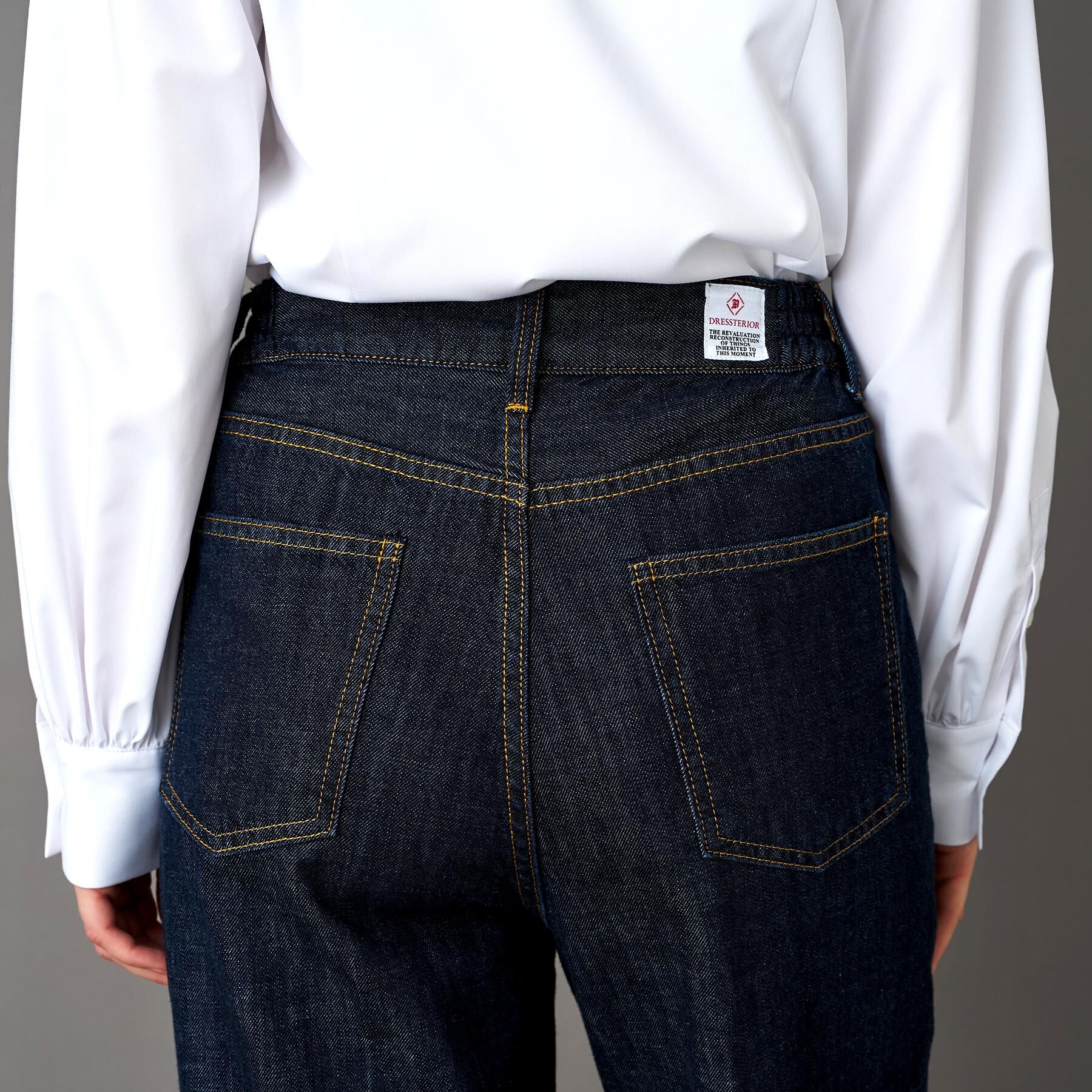 DRESSTERIOR「【大人MUSE5月号掲載】センタープレスストレートデニム」|デニム|