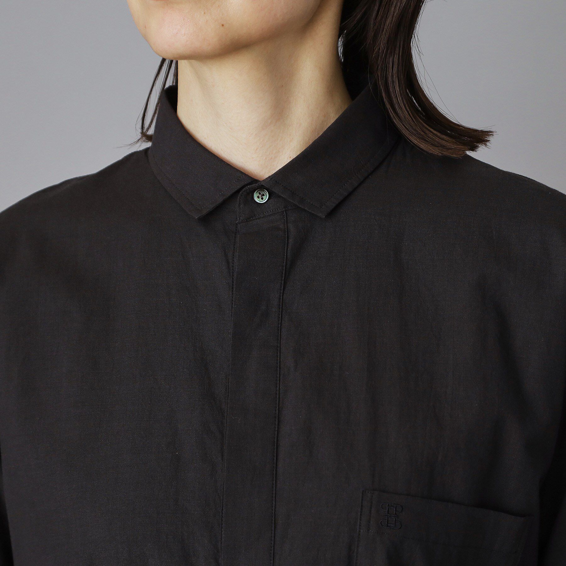 DRESSTERIOR「TICCA（ティッカ）テント半袖シャツワンピース」|ワンピース|