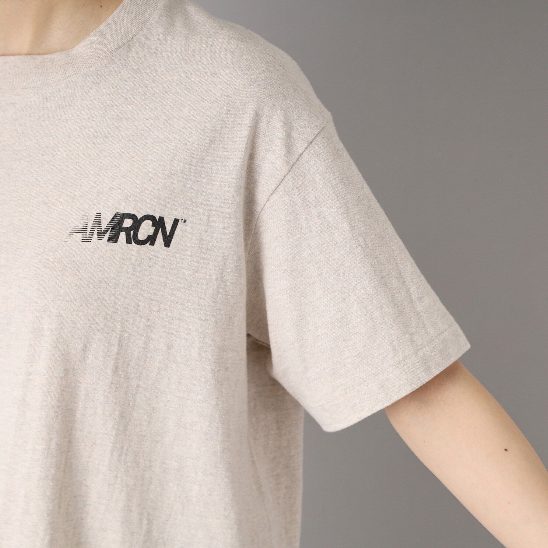 DRESSTERIOR「Americana（アメリカーナ） AMRCN ロゴTシャツ」|Tシャツ・カットソー|