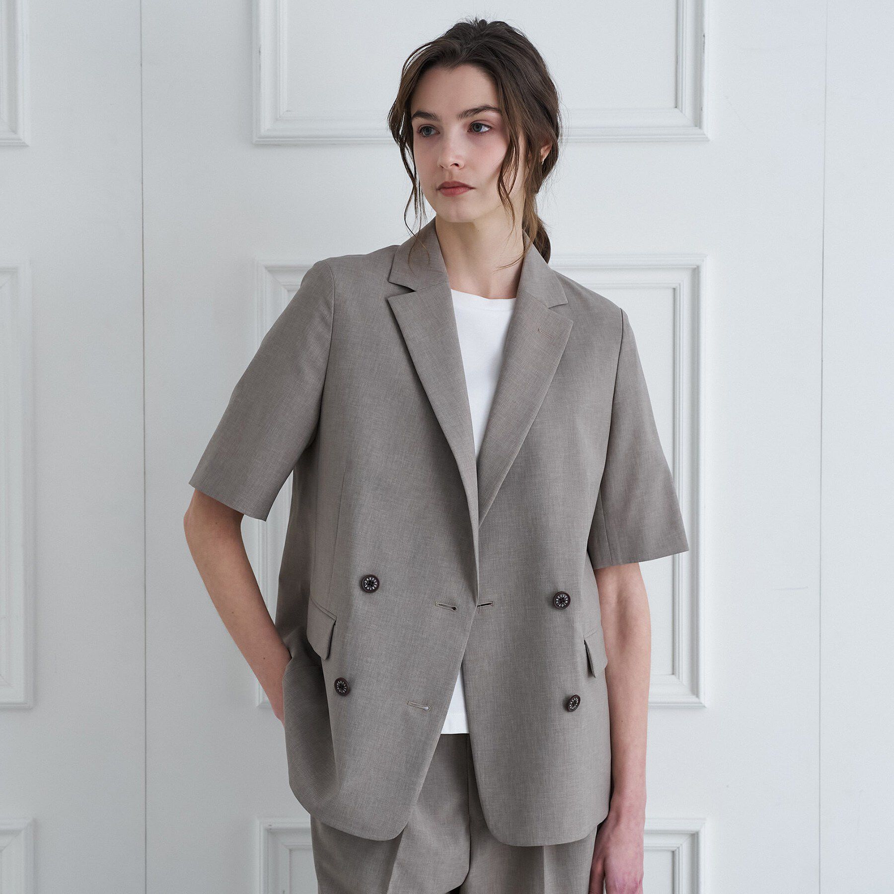 DRESSTERIOR「【大人MUSE5月号掲載/セットアップ可】ウォッシャブルイージーサマージャケット」|テーラードジャケット|