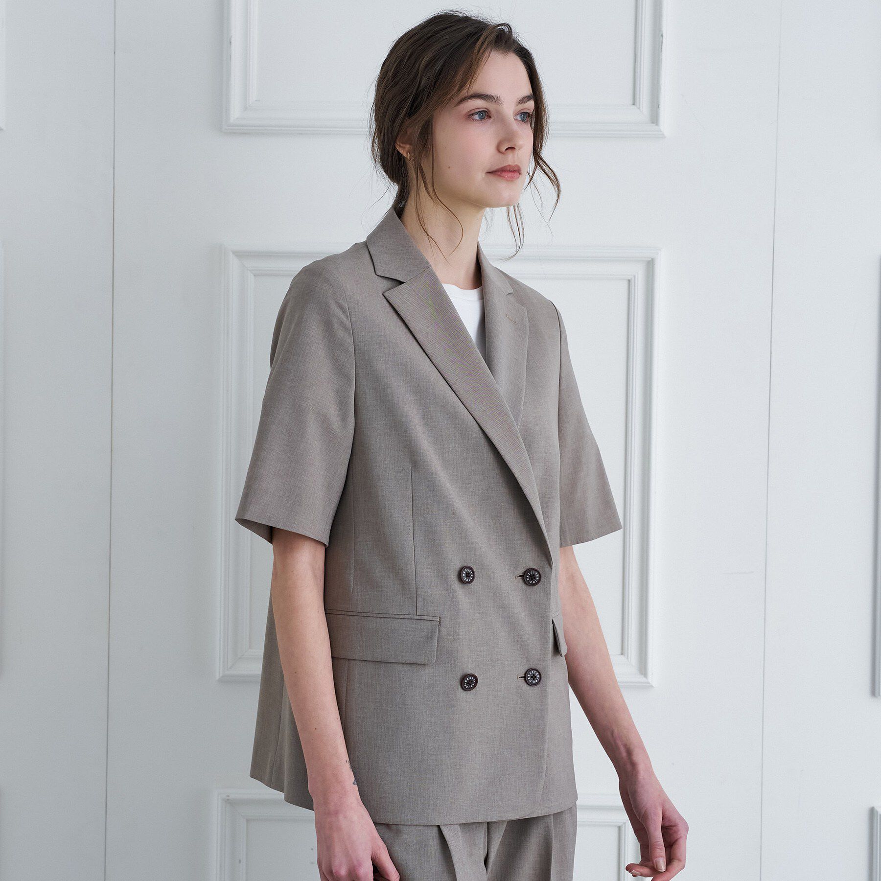 DRESSTERIOR「【大人MUSE5月号掲載/セットアップ可】ウォッシャブルイージーサマージャケット」|テーラードジャケット|