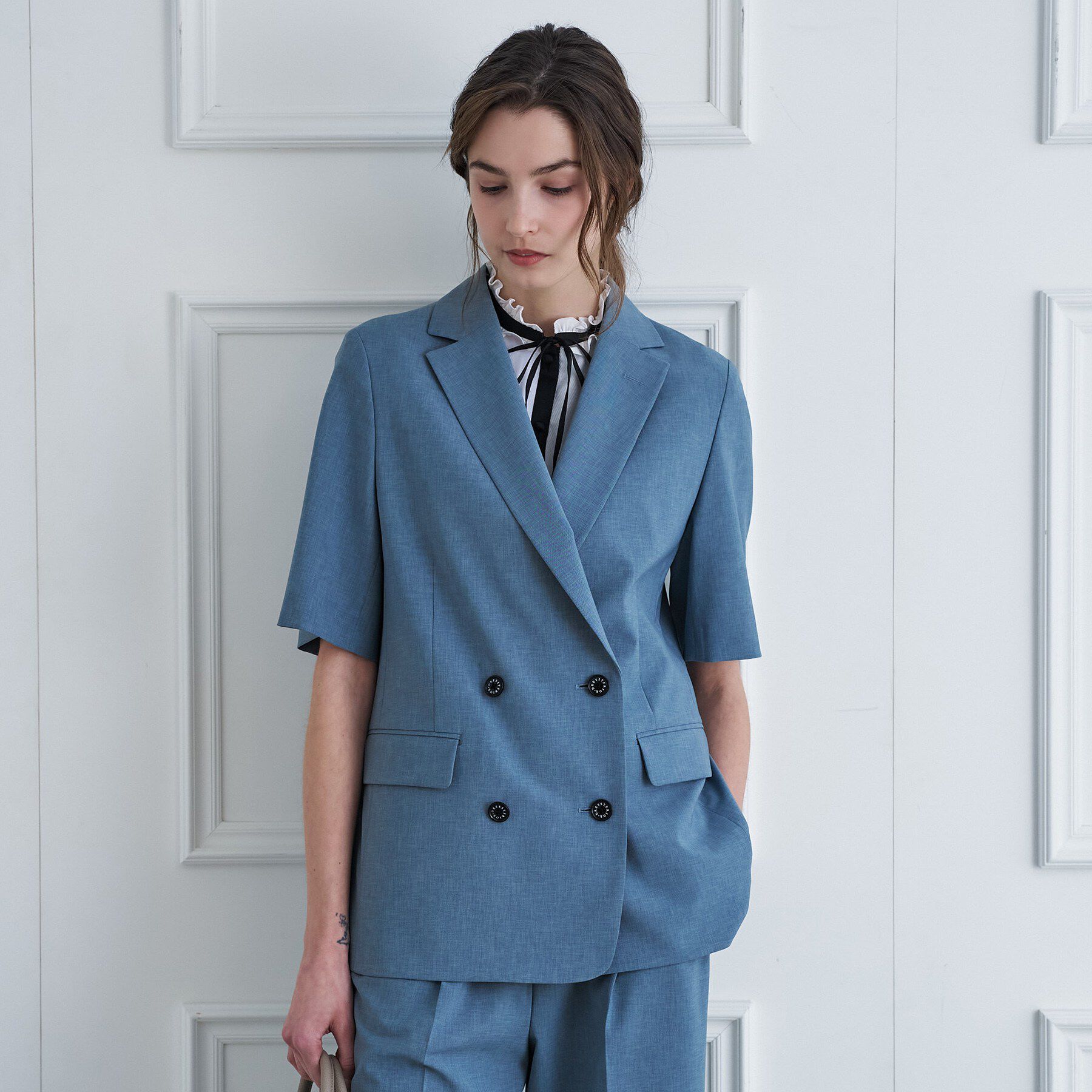 DRESSTERIOR「【大人MUSE5月号掲載/セットアップ可】ウォッシャブルイージーサマージャケット」|テーラードジャケット|