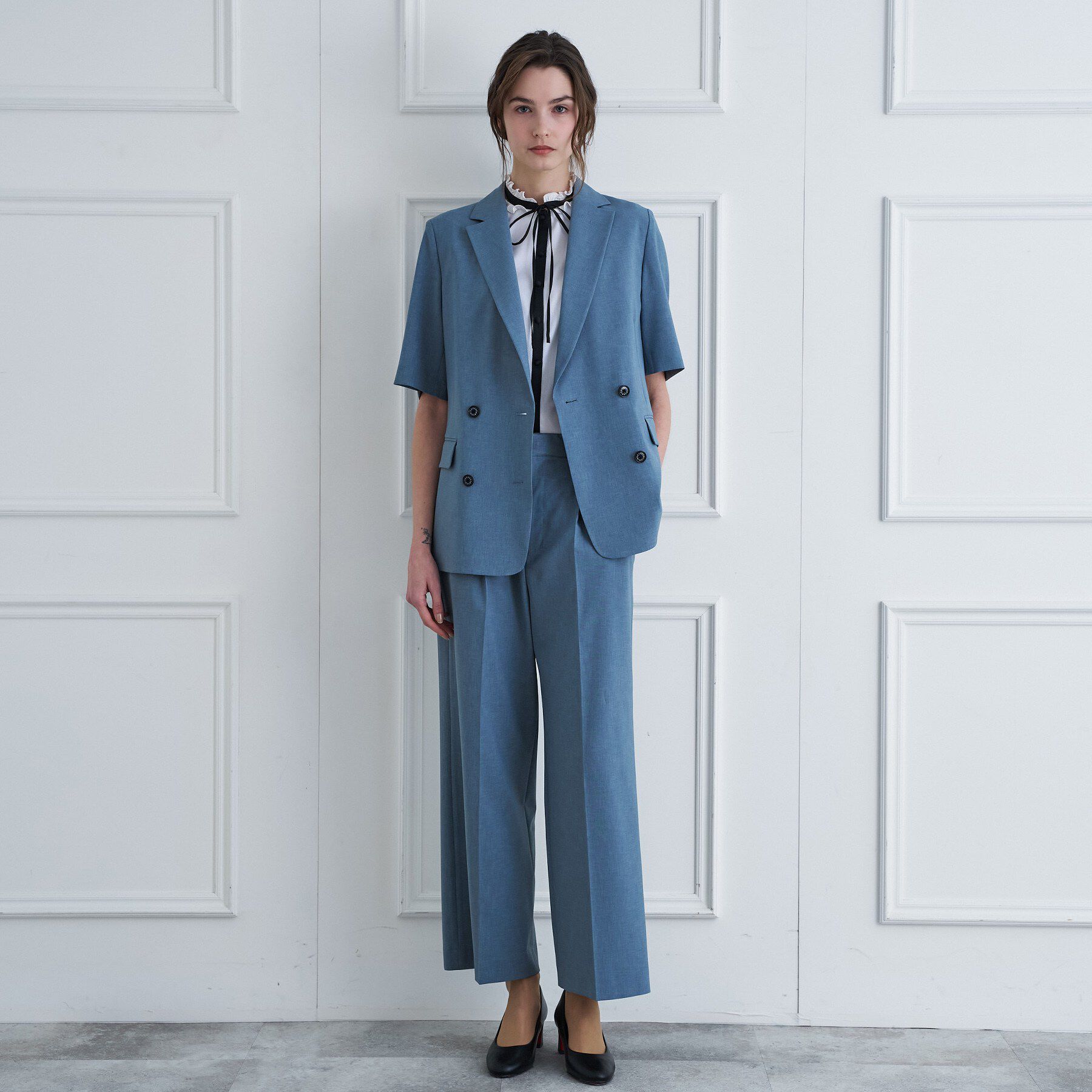 DRESSTERIOR「【大人MUSE5月号掲載/セットアップ可】ウォッシャブルイージーサマージャケット」|テーラードジャケット|