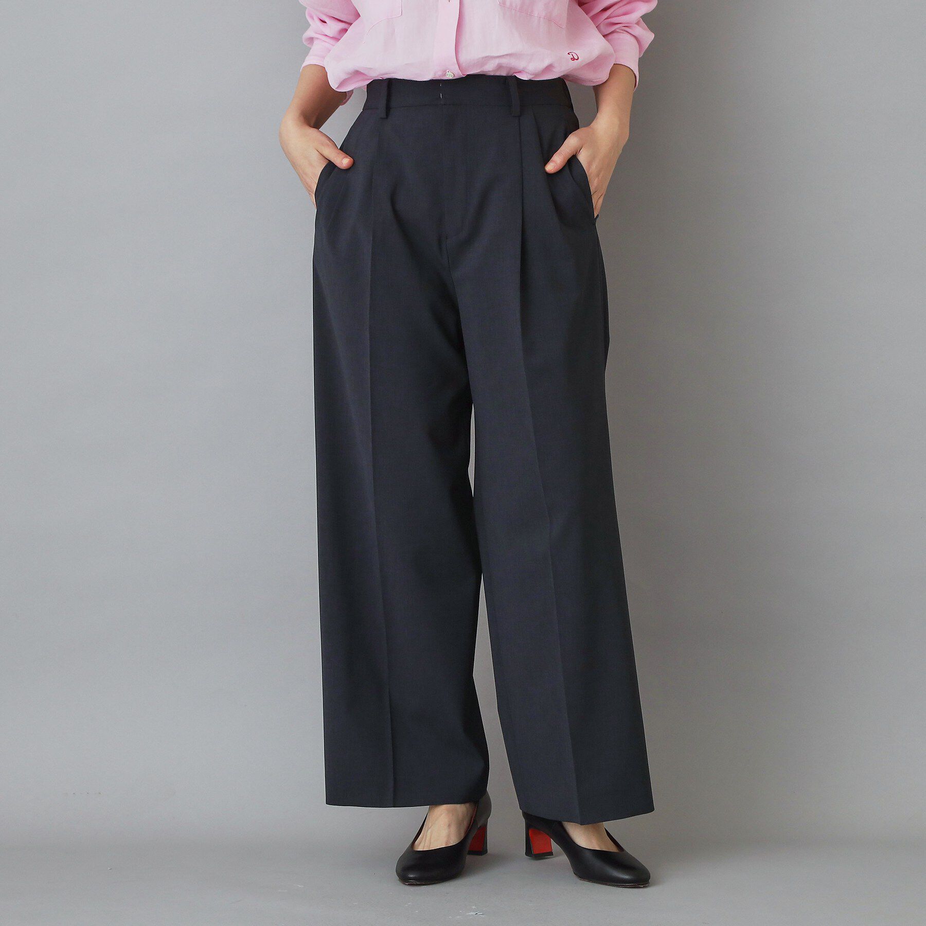 DRESSTERIOR「【大人MUSE5月号掲載】【セットアップ可】ウォッシャブルタックワイドパンツ」|その他|