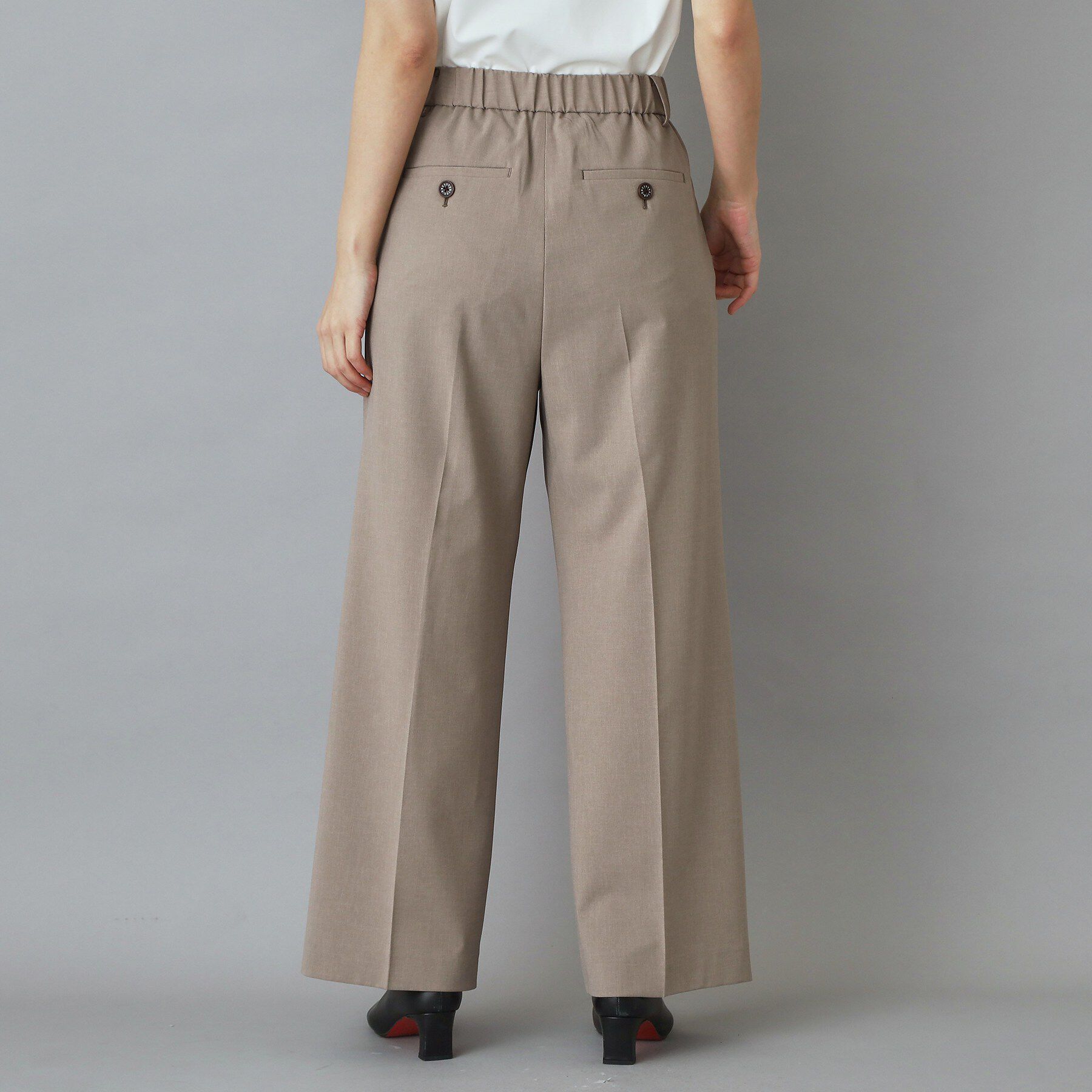 DRESSTERIOR「【大人MUSE5月号掲載】【セットアップ可】ウォッシャブルタックワイドパンツ」|その他|