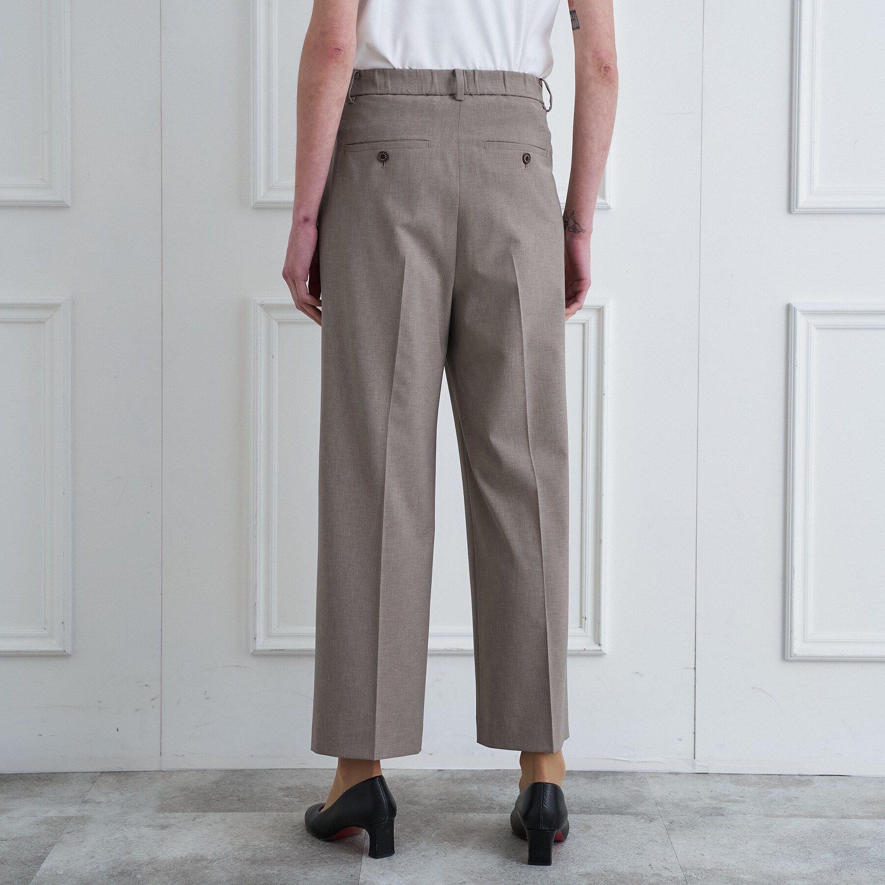 DRESSTERIOR「【大人MUSE5月号掲載】【セットアップ可】ウォッシャブルタックワイドパンツ」|その他|